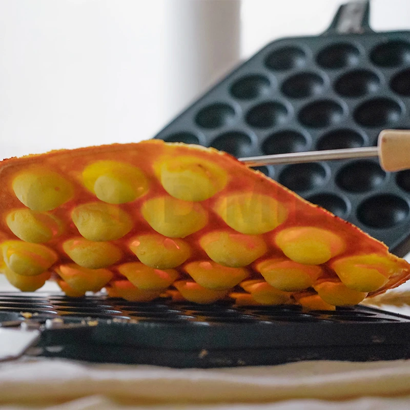 CANDIMILL QQ エッグバブルケーキベーキングパンクリスピーエッグエッグオムレツ型香港ワッフルメーカーパンアイロンマフィンノンスティックプレート