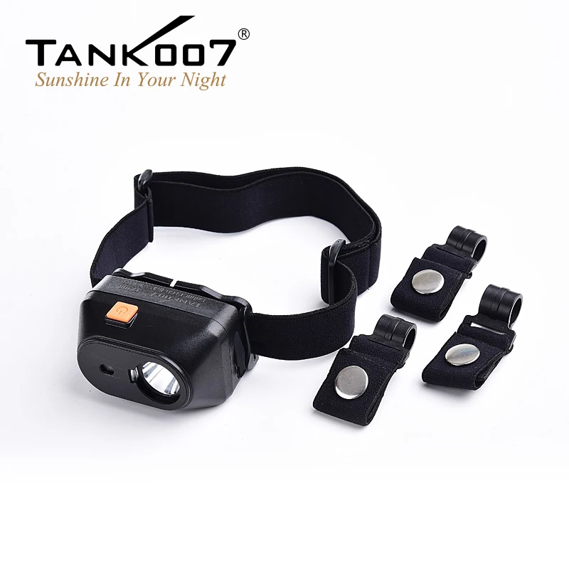 

TANK007 Headlamp Explosion-proof LED Rechargeable Head Lamp Flashlight Waterproof for Hiking Running Fishing Cycling Emergency