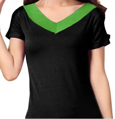 1pcs/lot woman casual latin top female solid modal dancing top lady v-neck short sleeve dancing top