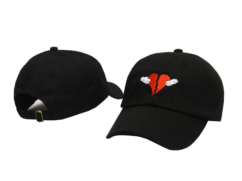 Heartbreak dad hat Newest Kanye West Break Album 100% Cotton embroidery Baseball Cap Snapback Unisex outdoor fashion leisure cap