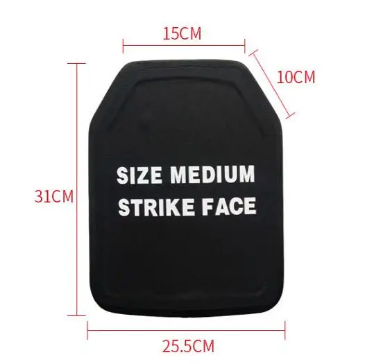 

Special Police Bulletproof Vest Steel Plate 6MM 2 piece 7.5kg Protect Thick