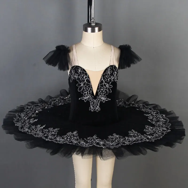 Children Professional Ballet Tutus Balck Red Swan Lake Tutu Ballerinas Women Contemporary Dance Costumes Girls Ballet Dress Wear