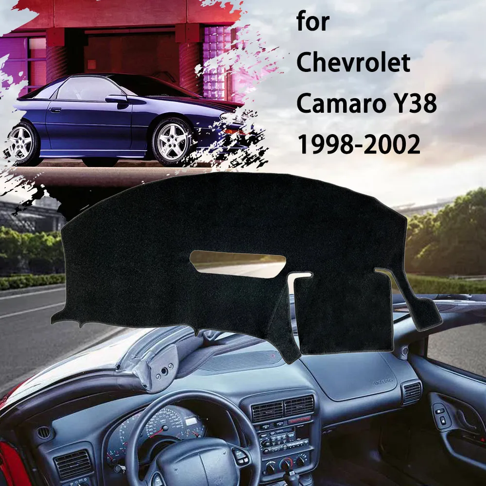 

Dashboard Cover Dashmat Cushion Sunshade Carpet Cushion for Chevrolet Camaro Y38 MK4 1998 1999 2000 2001 2002 Avoid Light Mat