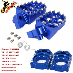Motorcycle CNC Foot Peg For YAMAHA YZ85 YZ125 YZ250 125X YZ250F YZ250FX 450FX YZF WRF 250 426 450 YZF250 WRF250 WR450F 2019-2021