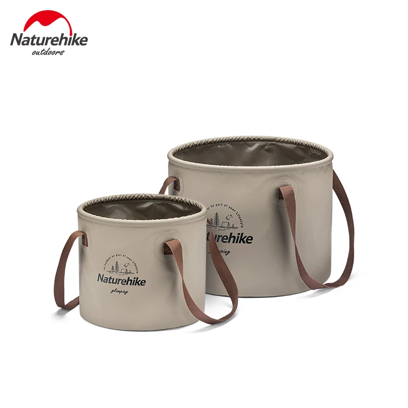 Naturehike Folding Bucket Waterproof Foldable Water Sink Bucket Portable Travel Foldable Basin Camping Hiking Storage Bucket