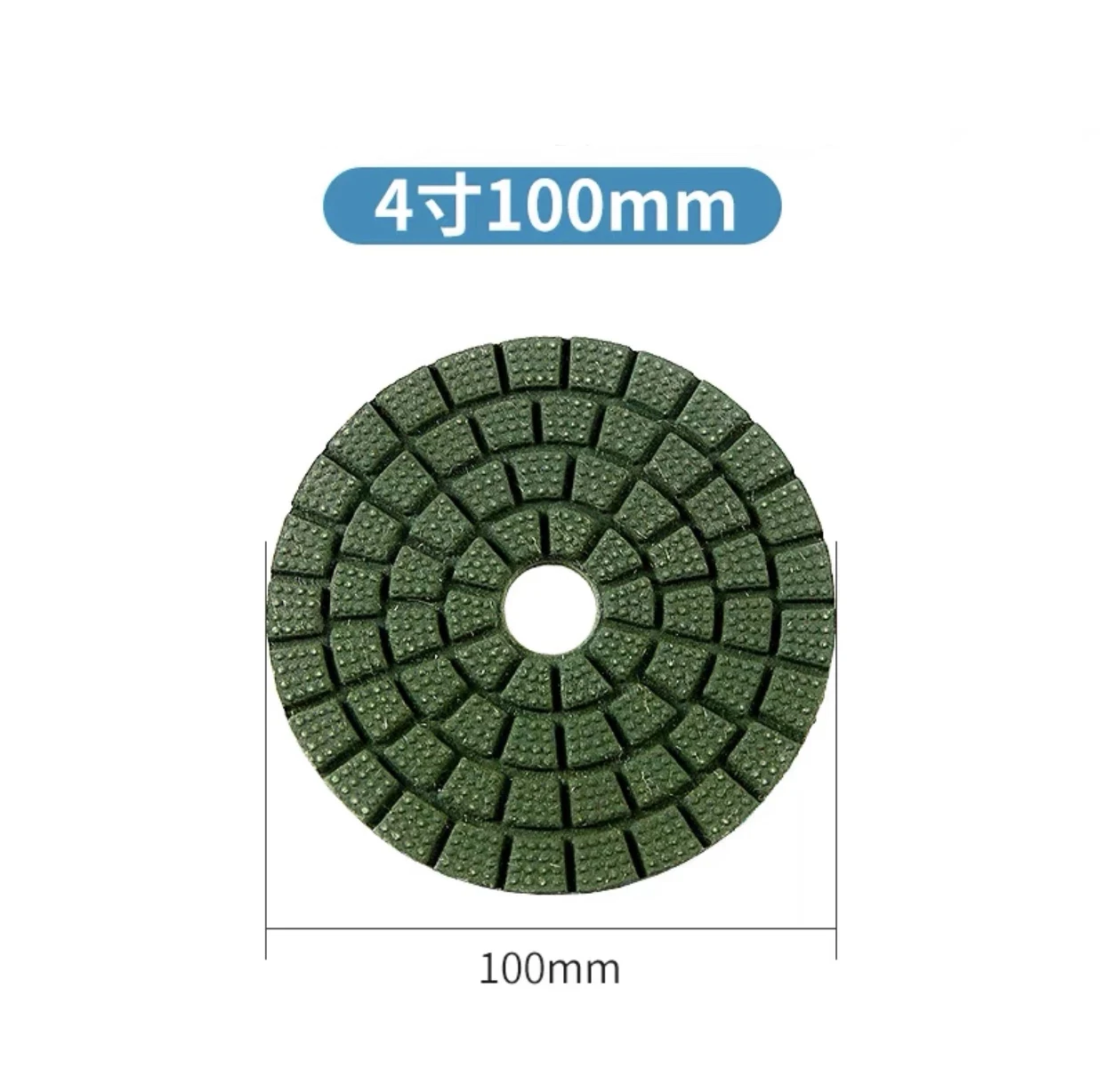 4 Inch 100mm Buff Diamond Wet Polishing Pads For Granite Stone Concrete Marble Polishing And Grinding