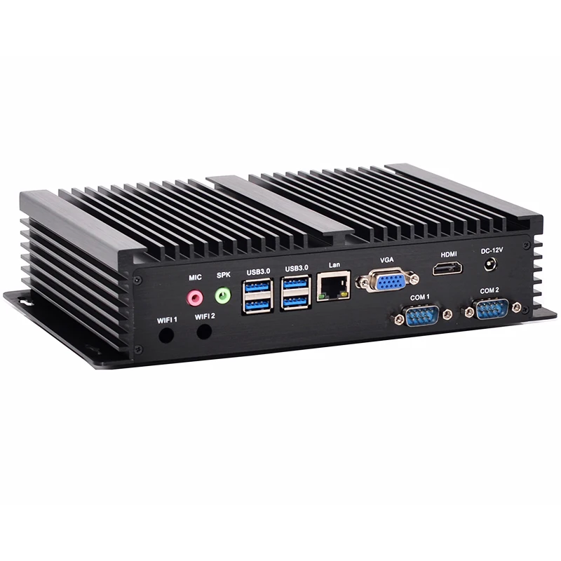 Dual COM 11Gen Fanless Mini PC Intel i5-1135G7/i7-1165G7 RS232 COM USB WIFI industrial PC Desktop Computer