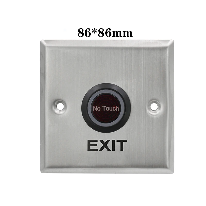 IP68 Waterproof Infrared Sensor Switch No Touch Contactless Switches Door Release Exit Button with LED For Door Access Control