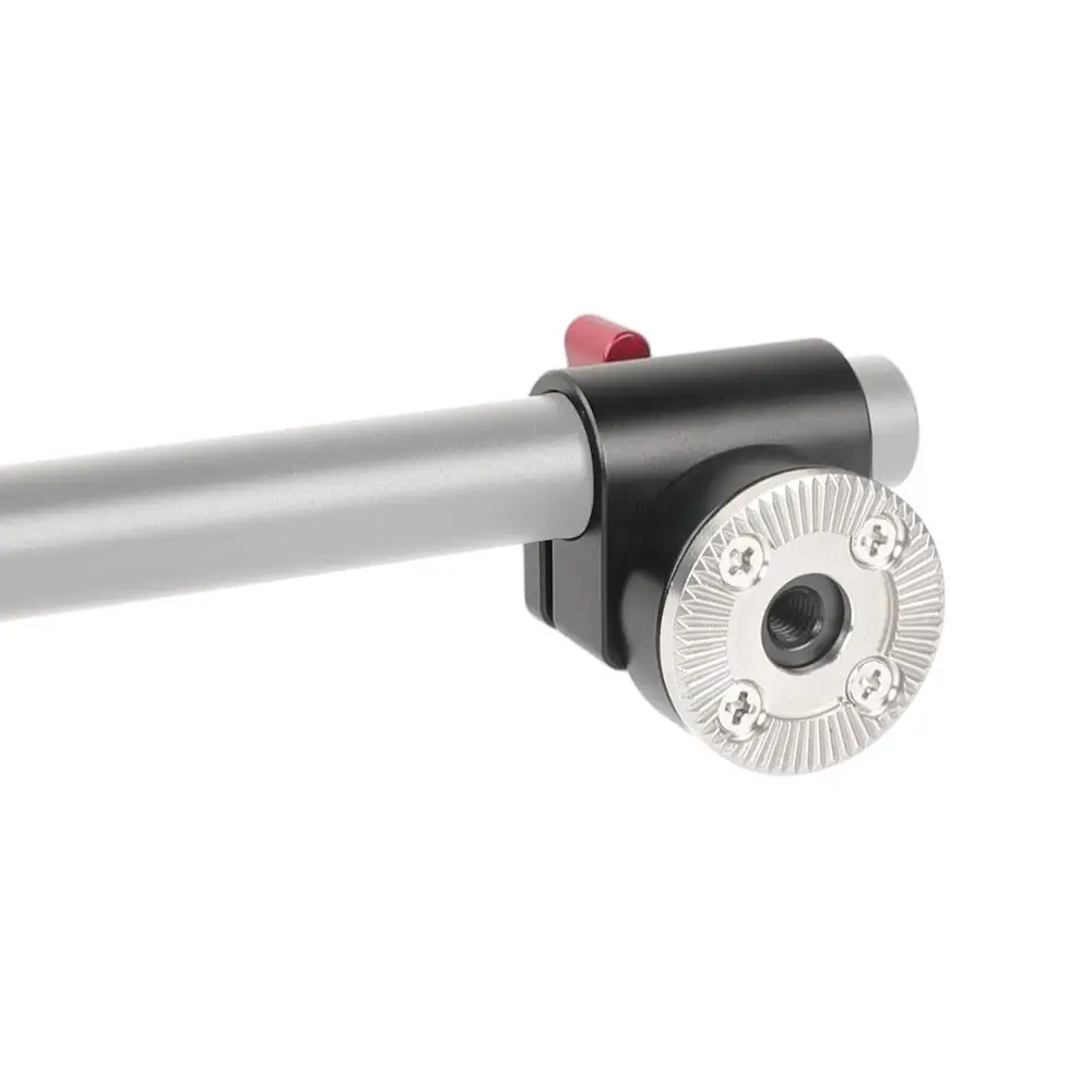 CAMVATE-abrazadera de varilla única de 15mm con cerradura de montaje de rosca Arri Rosette M6 para cámara DSLR/videocámara, plataforma de montaje de hombro
