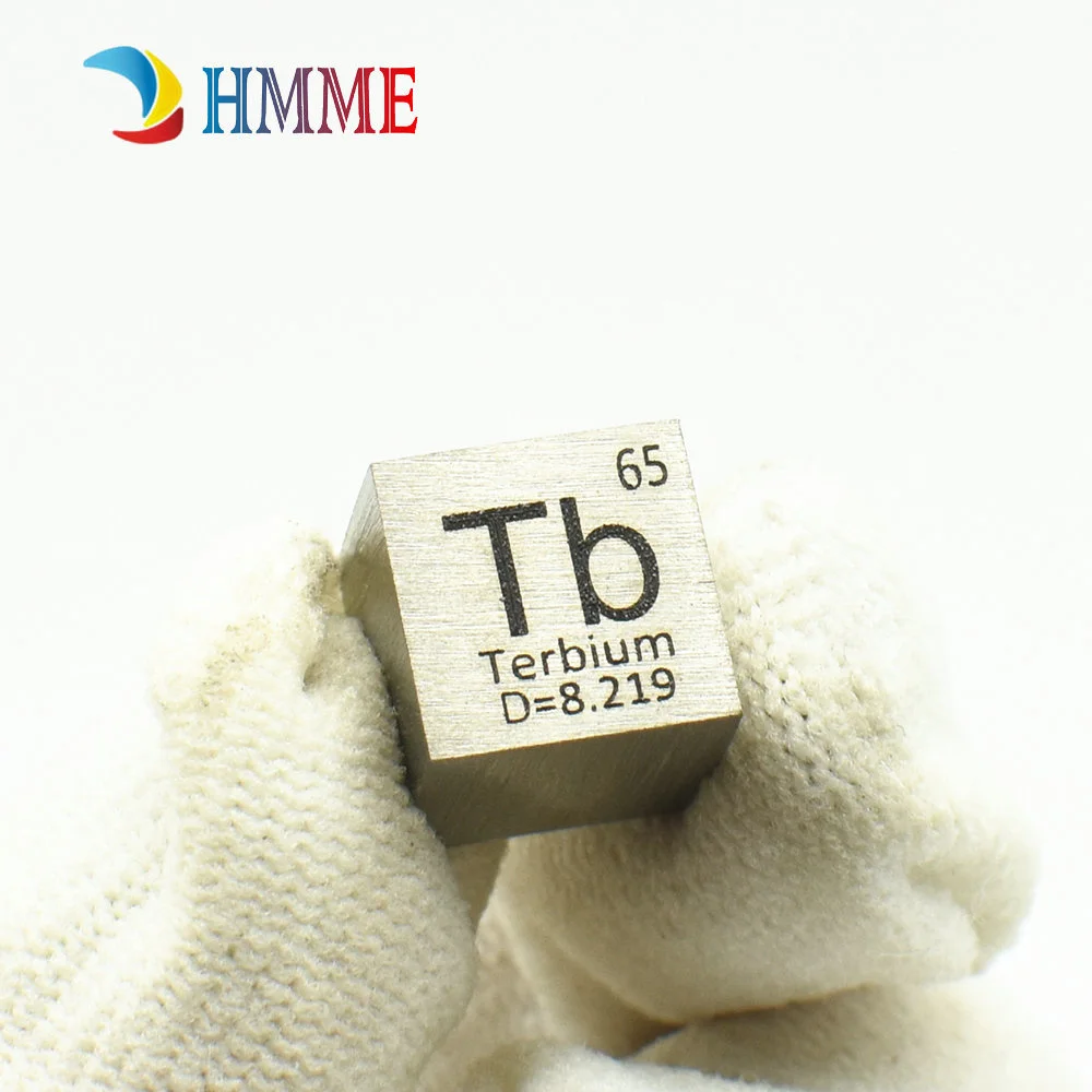 Rare Earth Terbium Metal 99.95% Element Tb 10x10x10mm Density Cube Pure In Periodic Element