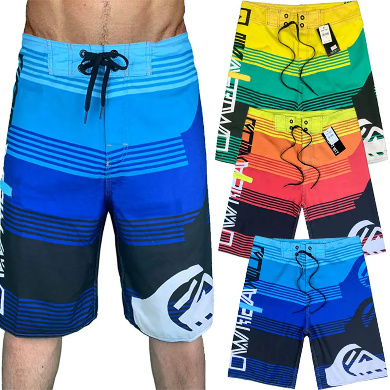 New Men\'s Bermuda Quick Dry Surf Beach Shorts, Sport Pants, Spa Resort Shorts, Plus Size, New Casual shorts Swimming trunks