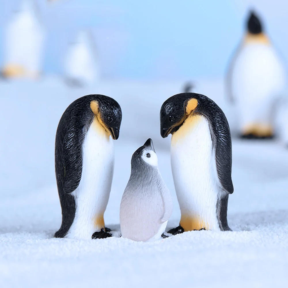 Penguin Figurine Decoration Craft Miniature Model Home Decoration Cute Accessories Desktop Garden Decoration