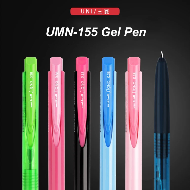 

1pc Japan Uni-ball 0.38/0.5mm Signo RT1 UMN155 Super-smooth WritingNeutral Pens School&Office Supplies