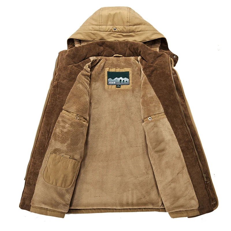 Nuova giacca Casual da uomo 2023 moda inverno parka Trench in pelliccia maschile cappotto spesso giacche riscaldate cappotti caldi in cotone a maniche lunghe