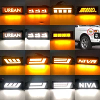 Indicador lateral LED para coche Lada Niva 4x4, lámpara de luz impermeable, 1995 +, delantero, urbano, nuevo