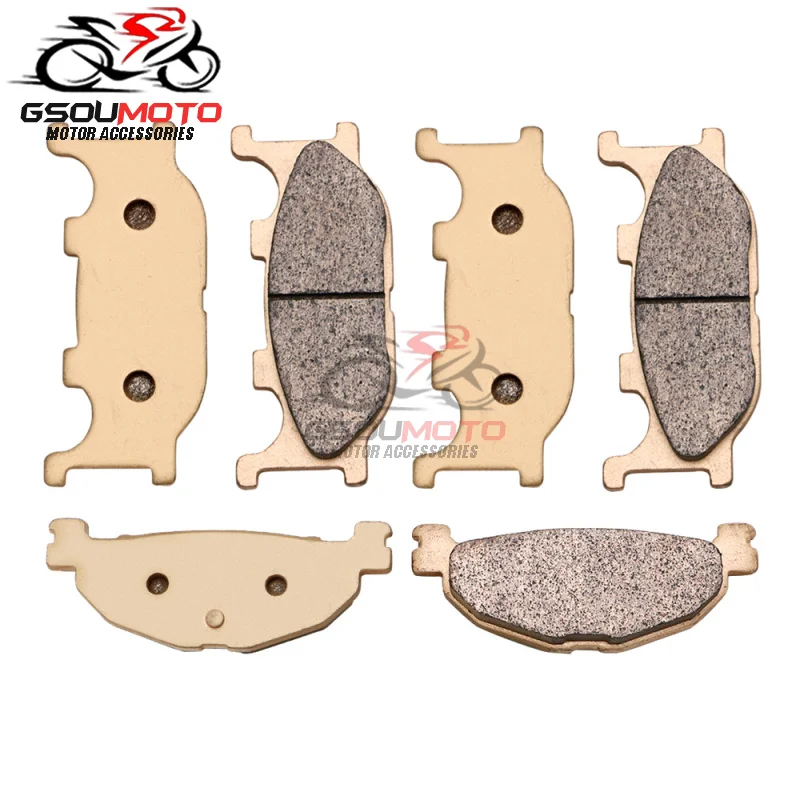 Motorcycle Front Rear Disc Brake Pads For Yamaha XP 500 T-Max 500 Tmax 500 2004 - 2007 CP 250 Maxam Morphus YP 400 Majesty 05-13