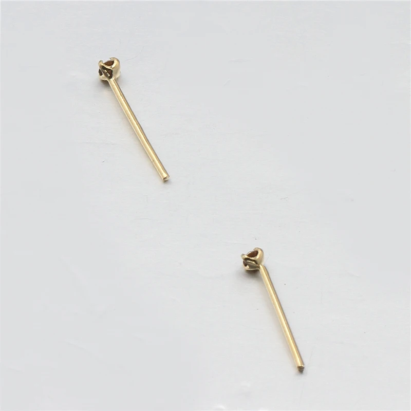 20 Pcs Straight Pin Nose Stud Nose Stud Box 2mm with End Ball Crystal Nose Piercing Body Jewelry Nose Studs Rings Piercing Pin