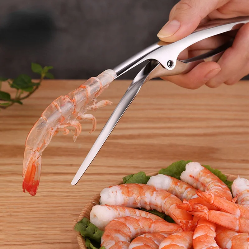 

Portable Prawn Peeler, Stainless Steel Cookware, Lobster, Handy, Knife Utensils kitchen accessories tweezers bulk