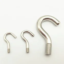M3 M4 M5 M6 M8 M10 Lifting Bolt and Lifting Opening Hook Steel Lifting Parts Male Threaded Connection 25 pieces