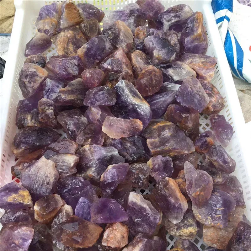 Natural Raw Quartz Healing Stone Amethyst Citrine Ametrine Rough For Home Decoration