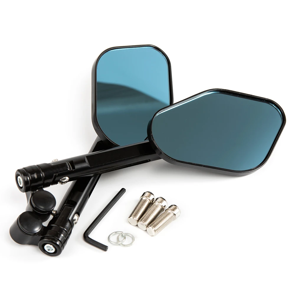 

Universal Motorcycle Mirrors Rear View Mirror Side Adjustable 10MM For Street Dirt Bike Quad Adventure Scooter Moped GY6 Cruiser