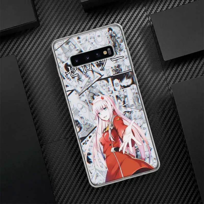 Zero Two Darling In The FranXX Silicon Call Phone Case For Samsung Galaxy S23 S24 Ultra S21 S20 FE S22 S10 Plus S10E S9 S8 + Cov