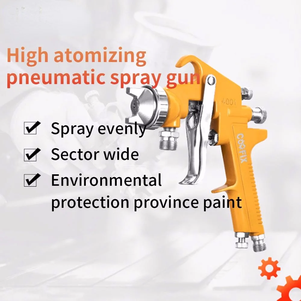 1000ML Spray Gun Professional Pneumatic Airbrush Sprayer Alloy Painting Atomizer Tool With Hopper For Painting Cars