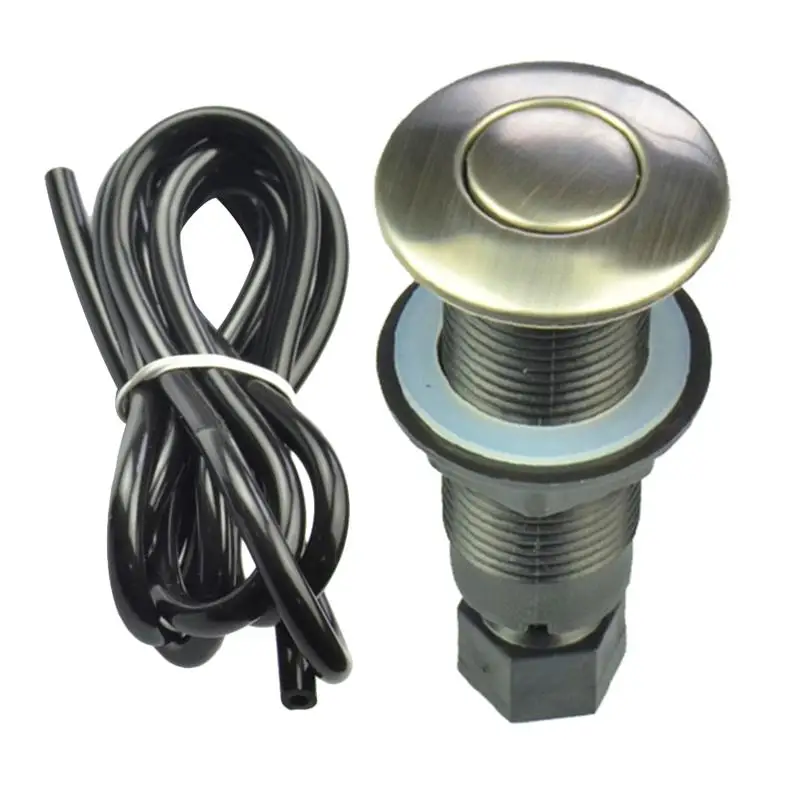 25mm Air Activated Push Stainless Steel Food Waste Processor Air Pneumatic Button On-off Accessory view 2