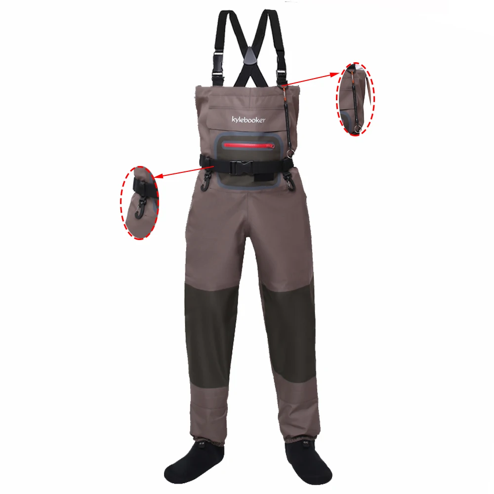 Fly Fishing Waders Duck Hunting Stockingfoot Chest Wader Outdoor Breathable Wading Pants