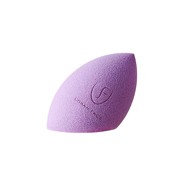 2pcs Makeup Sponges Blender Latex Free URBAN FACE Brand Biodegradable Purple Makeup Sponge with Stand