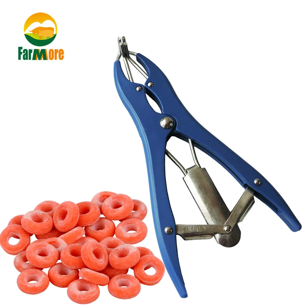 Farm Animal Piglets Sheep Tail Docking Clamp Bloodless Castration Pliers and Tail Docking Castration Ring Expansion Clamp