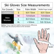 Thermal Ski Gloves Waterproof 3 Fingers #6