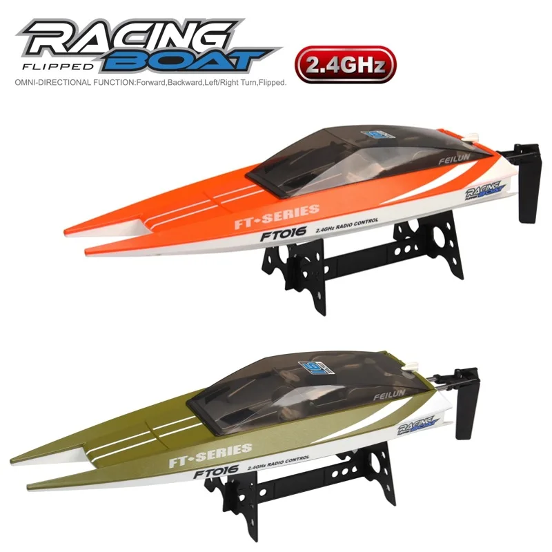 

Feilun FT016 2.4G 4CH Waterproof Racing RC Boat High Speed 35km/h RC Flipped Water Cooling Boat Water Toys Gift VS FT009 FT012