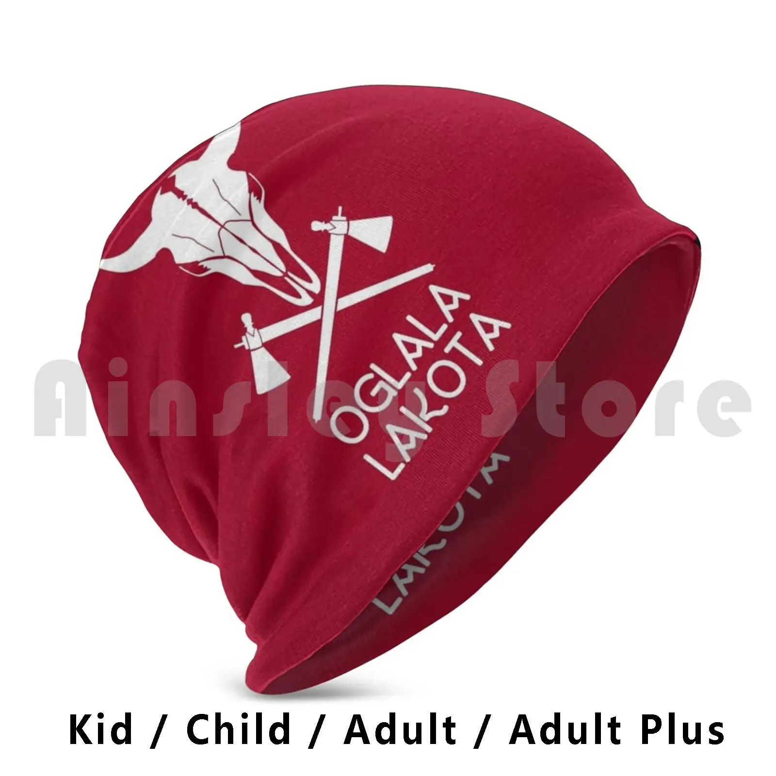 Oglala-gorros de punto Lakota, Hip Hop, Pine Ridge, Oglala, Lakota, Pine Ridge Flag Sioux Seal Flag Tribe