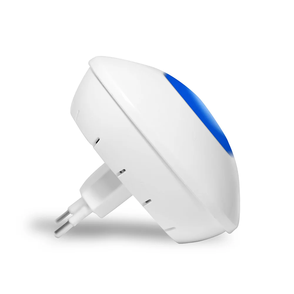 Wireless Siren With Strobe Light Base On Tuya Intelligent Smart Life Apps Control Built In Door Open Sensor PIR Motion Detector