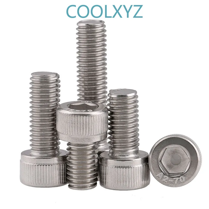 DIN912 304 stainless steel reverse thread / left thread / reverse thread / left internal hexagonal screw / bolt m4-m12 2PCS