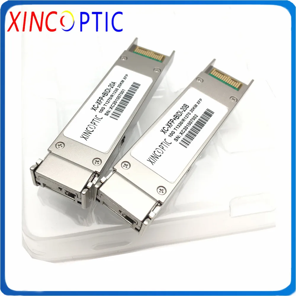 10Gbps BIDI XFP Tx 1270nm Rx1330nm 20km LC Optical Transceiver,10G SMF Single Mode Simplex WDM DDM DOM Fiber Optic Module