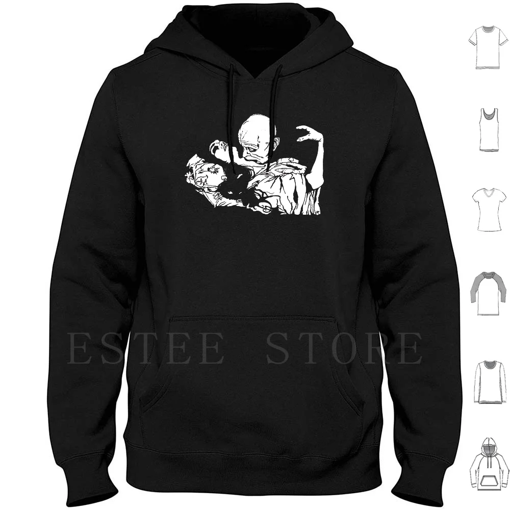 Nosferatu Sudaderas con capucha de manga larga Vampiro Horror Zug Película Clásico años 20 Noire Antiguo Blood Sucker