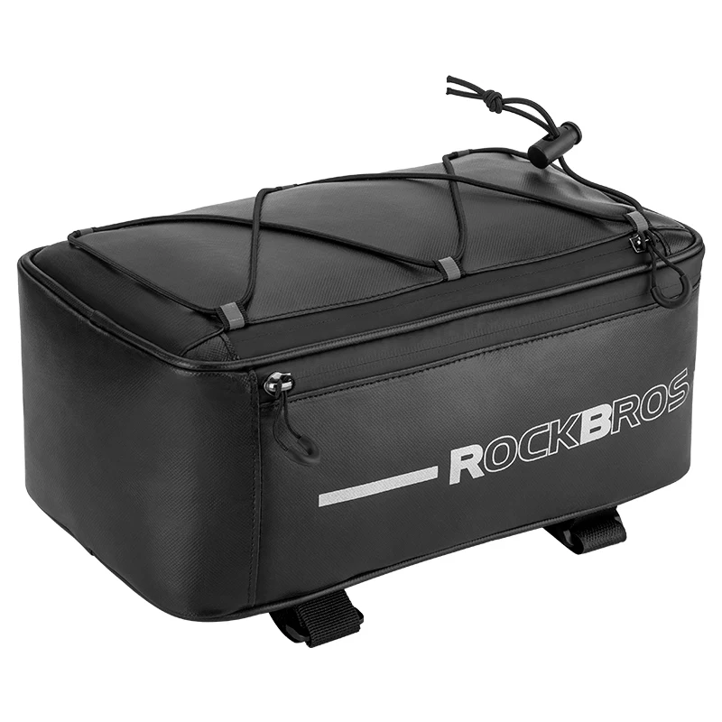 ROCKBROS Bicycle Bags Waterproof 4L Cycling Travel Trunk Bag Seat Saddle Pannier MTB Electric Bike Reflective Luggage Carrier