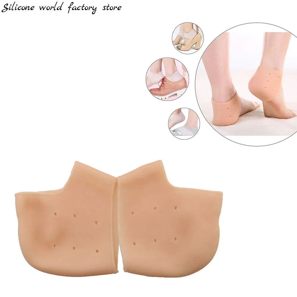 Silicone world Foot Care Tool Silicone Feet Care Socks Moisturizing Gel Heel Thin Socks with Cracked Foot Skin Care Protectors