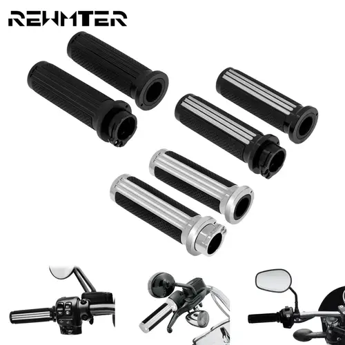 Empuñaduras de manillar para motocicleta, 1 '', 25mm, para Harley Touring Dyna Softail Sportster XL 1200 883 XR VRSC Street Glide FLHR