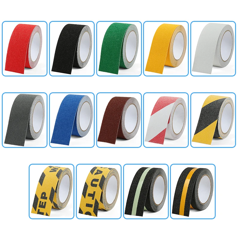 Frosted Anti Slip Tape Self Adhesive Tape Warning Tape ceramic Tile Frosted Stair Wear Resistant tape 5cm Wide And 5m long /roll