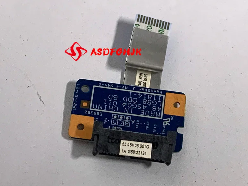 Placa y Cable de conector de unidad óptica para Lenovo G580 SATA DVD, original, 48.4sg04.011, 11814-1, todas las pruebas OK