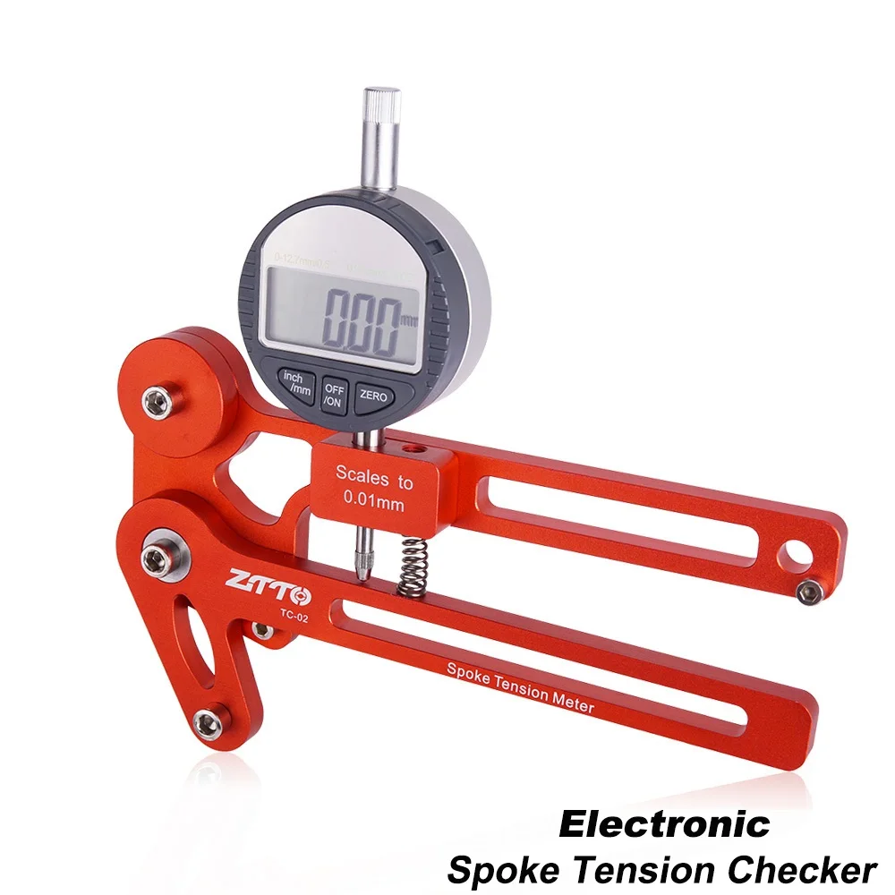 

MTB Bicycle Electronic Tension Meter Tool Bike Wheel Spokes Checker Reliable Mechanical High Precision Indicator Accurate Stable