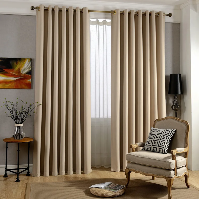 Rideau de porte occultant en tissu, 350cm de hauteur, 80%-90%, pour chambre à coucher moderne, draperies isolantes pour salon