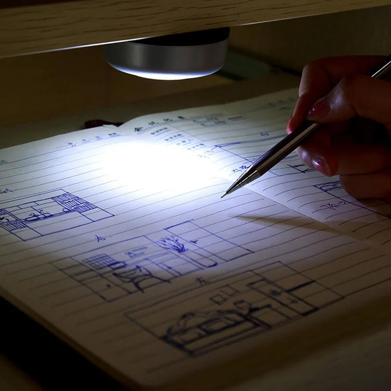 2 Touch Lamp Hand-Pressing Light Car Small Night Lamp Bedside Paste Wardrobe Reading Light