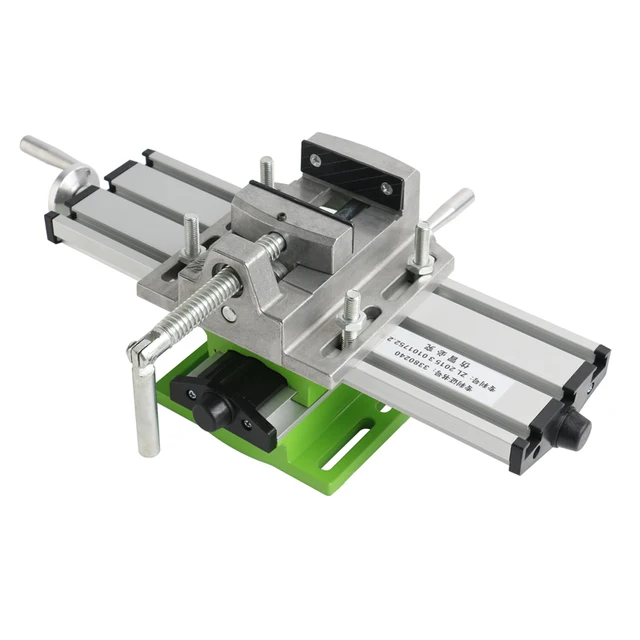 X oś Y MINI wielofunkcyjna precyzyjna regulacja stół warsztatowy + 2.5 "płaskie szczypce imadło Max 68mm frezarka Miller wiertarka stołowa