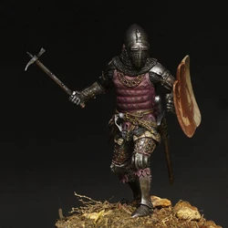Unassambled 1/24 ANCIENT OFFICER STAND IN WINTER Resin figure miniature model kits Unpainted