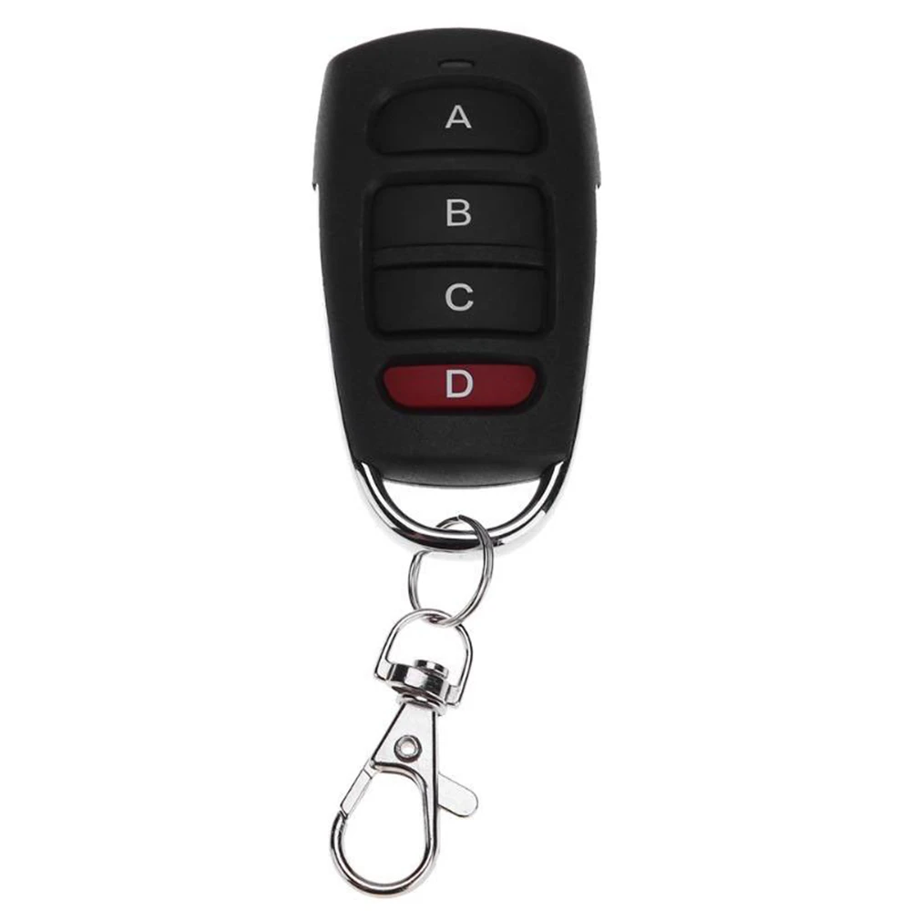 Universal 4 Channel Clone Garage Door Remote Key Chain 433mhz Remote Control