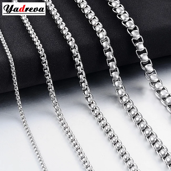 Herren-Halskette aus Edelstahl im Hip-Hop-Stil, Modischer Hochwertiger Schmuck – Detail 1